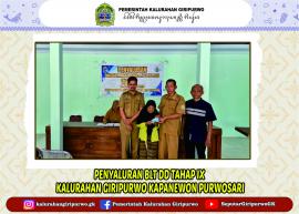 Pemerintah Kalurahan Giripurwo Salurkan BLT Dana Desa Tahap IX Periode Bulan September Tahun 2026